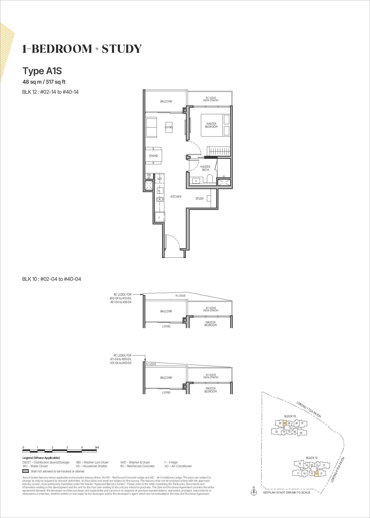 The Orie Floor Plan 1 Bedroom